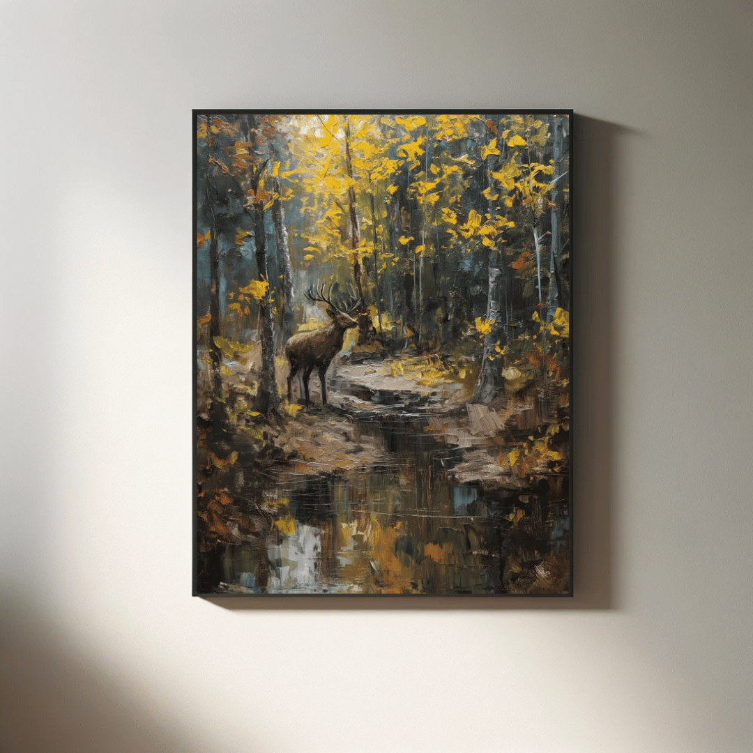Deer Theme with 300 DPI High Resolution