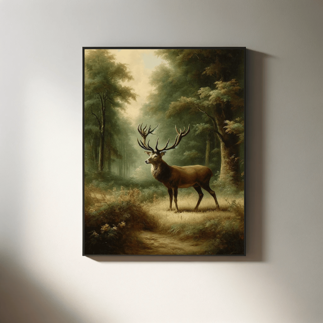 Deer Theme with 300 DPI High Resolution