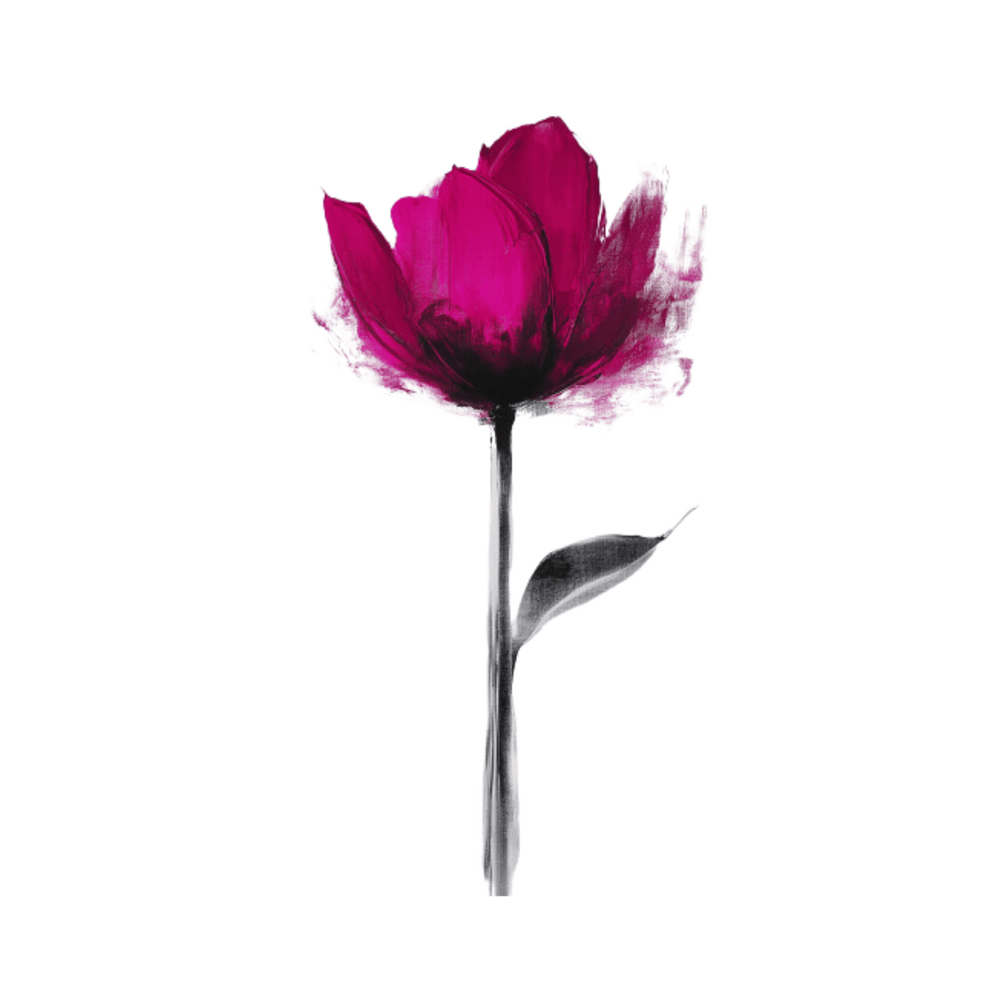 透明な背景の花と葉のデザイン | 高品質 300 DPI