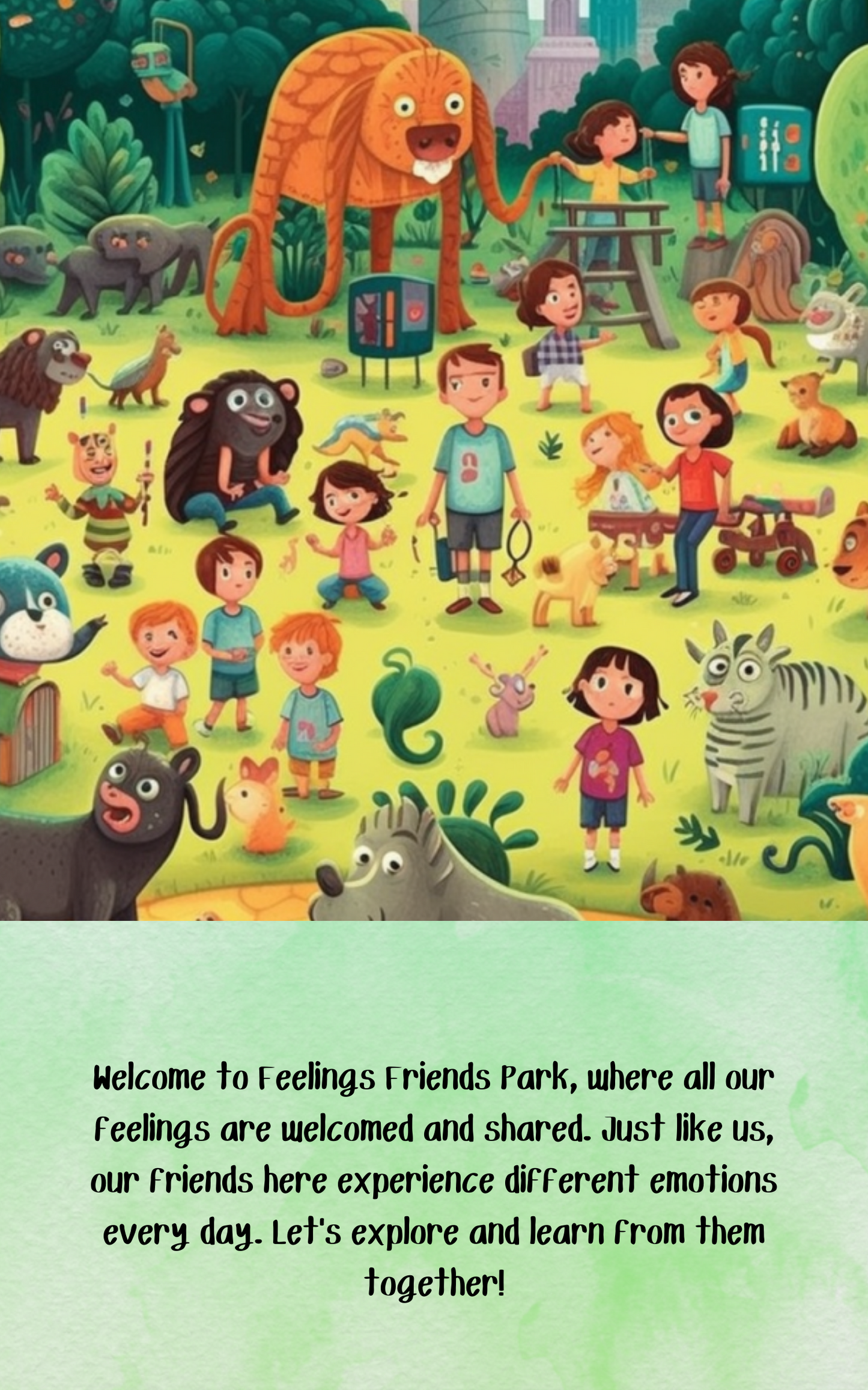 Feelings Explored: Colorful Animal Tales - Emotional Learning for Young Children