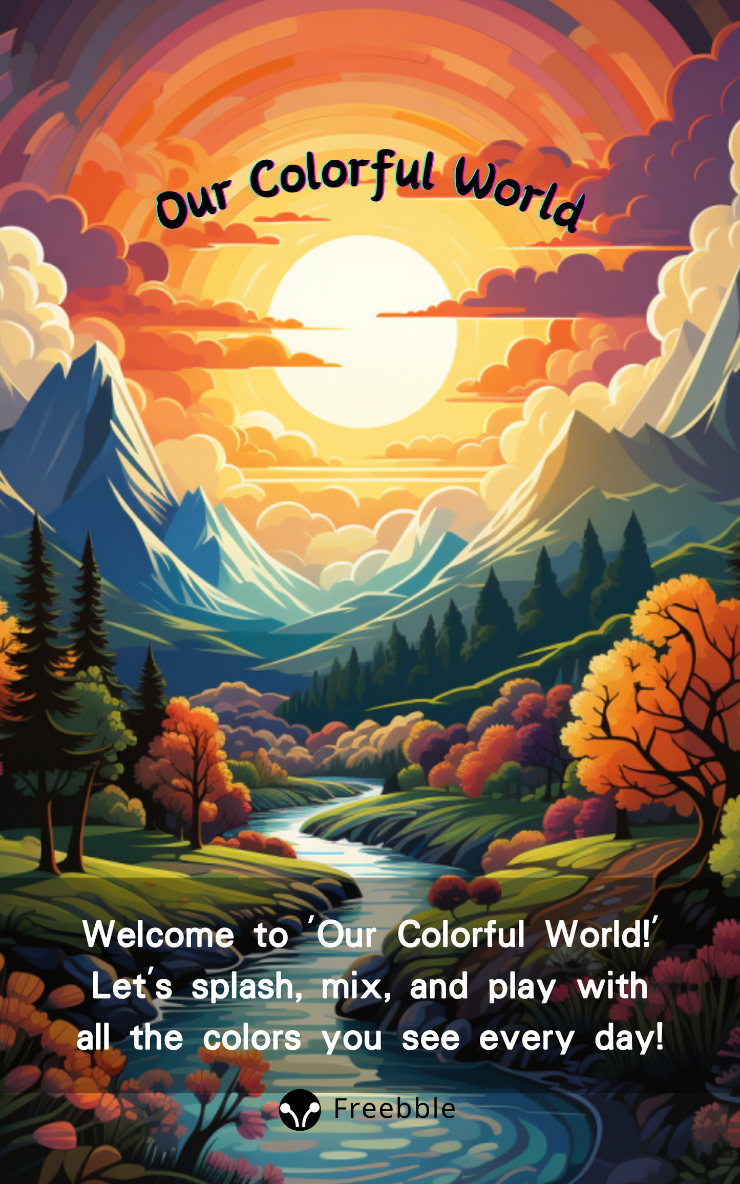 Learn Colors with Joy: Our Colorful World - Rainbow Adventure for Kids