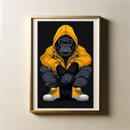 Stylish Streetwear of Animals with 300 DPI High Resolution