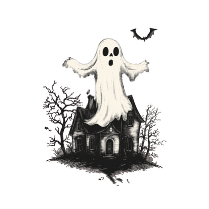 Cute Halloween Design with Transparent Background | High-Quality 300 DPI