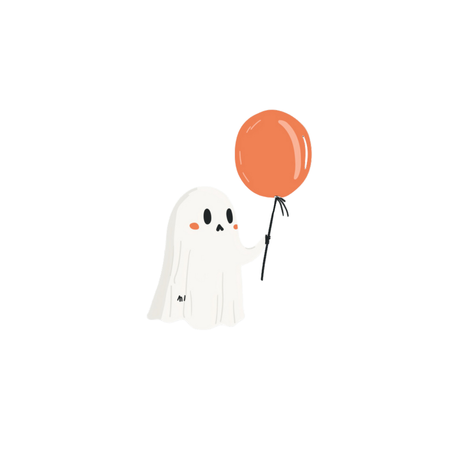 Cute Halloween Design with Transparent Background | High-Quality 300 DPI