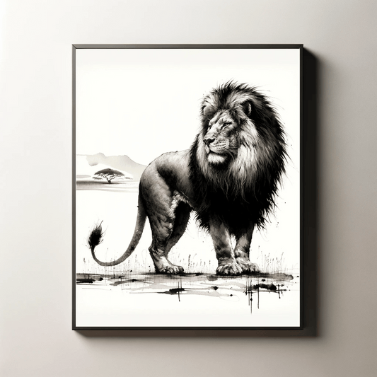 Lion Theme with 300 DPI High Resolution