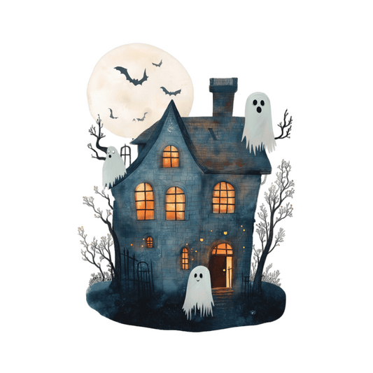 Cute Halloween Design with Transparent Background | High-Quality 300 DPI