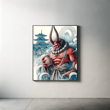 Shuten-doji of Japanese Yokai Theme with 300 DPI High Resolution