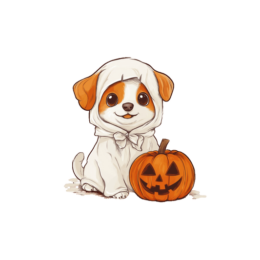 Cute Halloween Design with Transparent Background | High-Quality 300 DPI