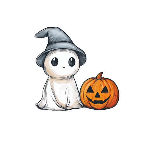 Cute Halloween Design with Transparent Background | High-Quality 300 DPI