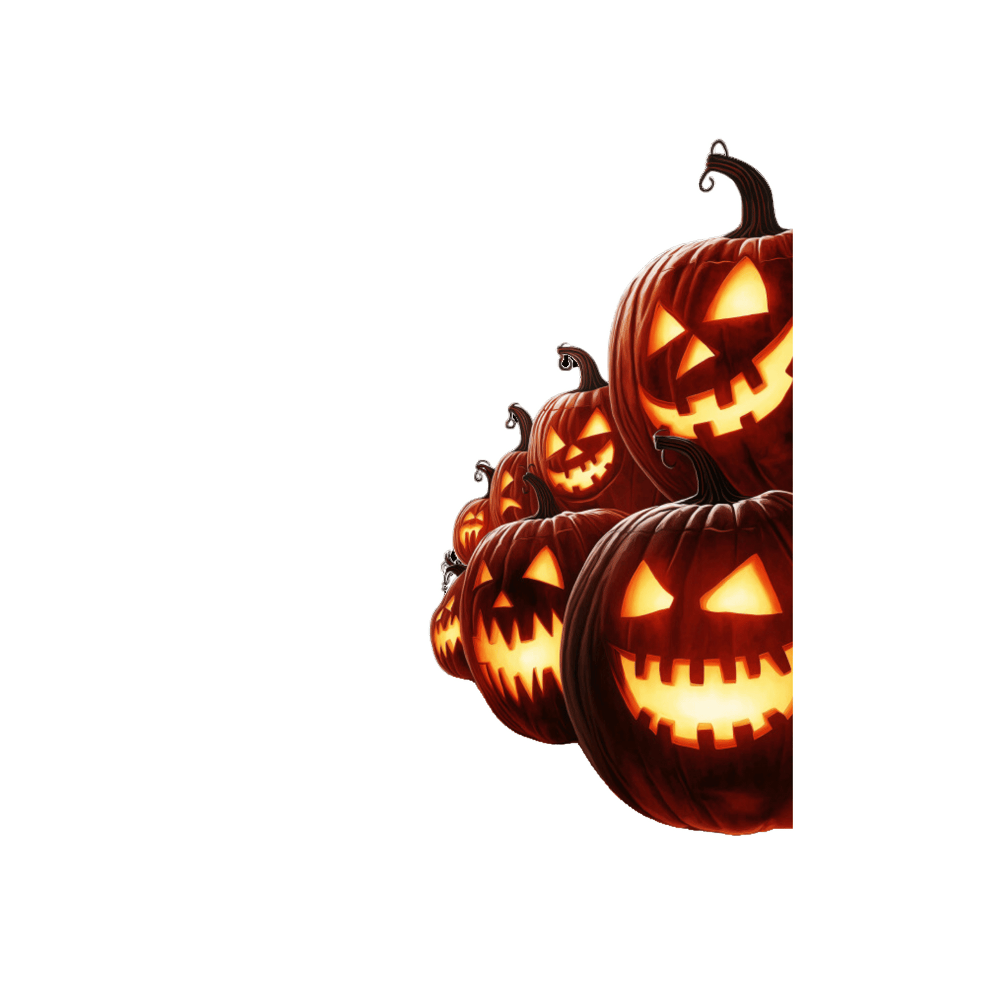 Cute Halloween Design with Transparent Background | High-Quality 300 DPI