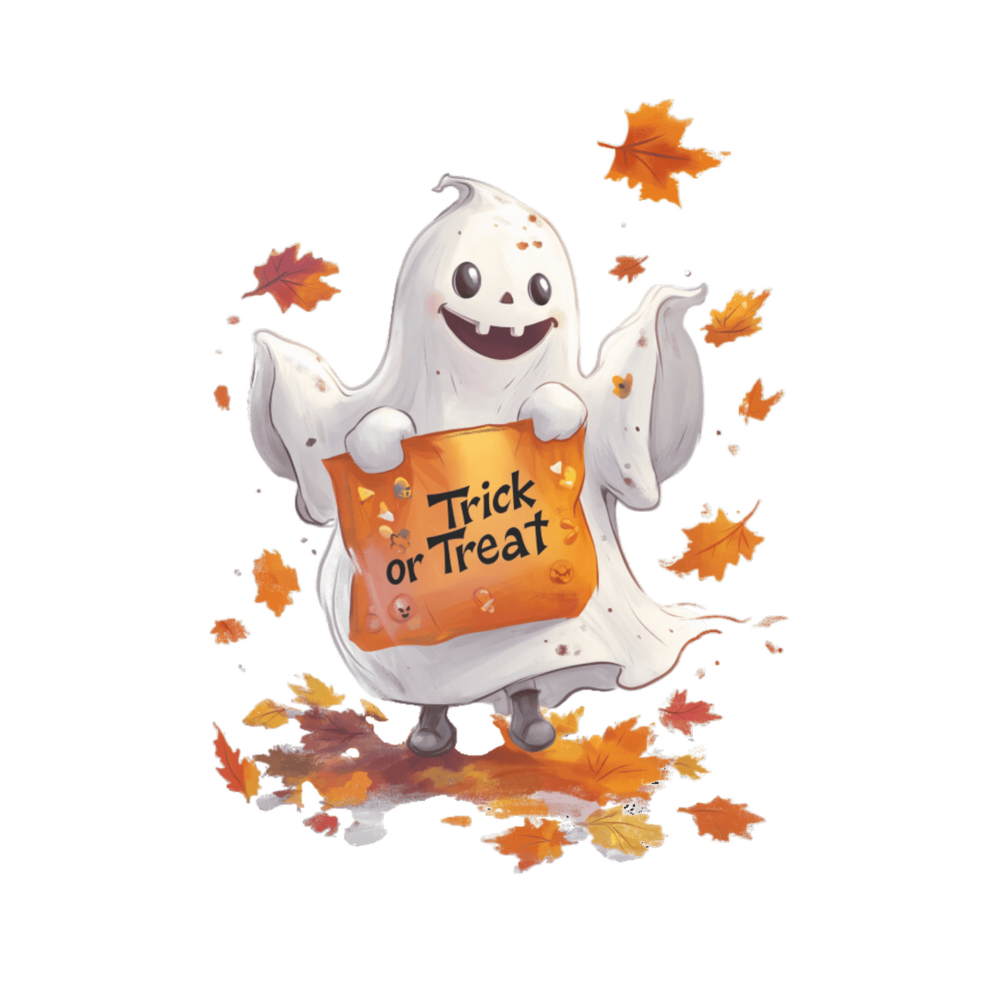 Cute Halloween Design with Transparent Background | High-Quality 300 DPI