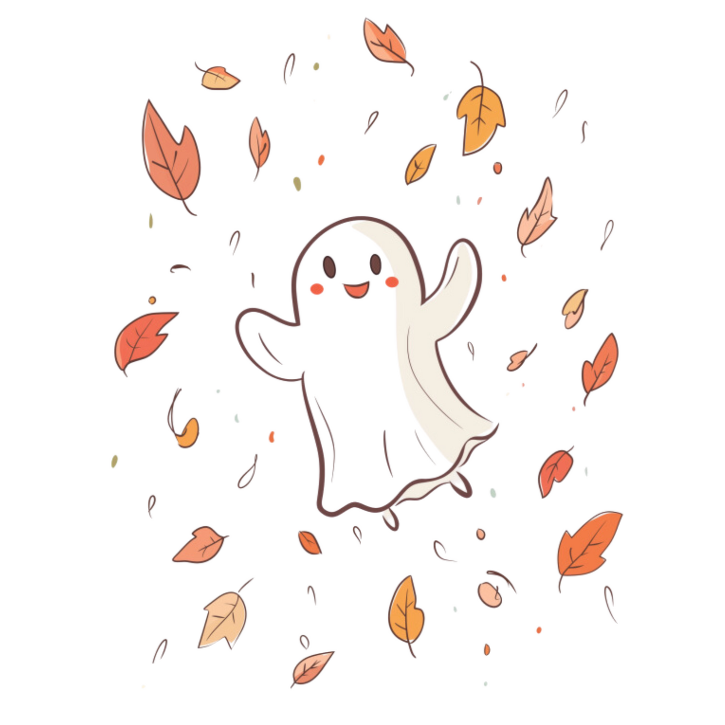 Cute Halloween Design with Transparent Background | High-Quality 300 DPI