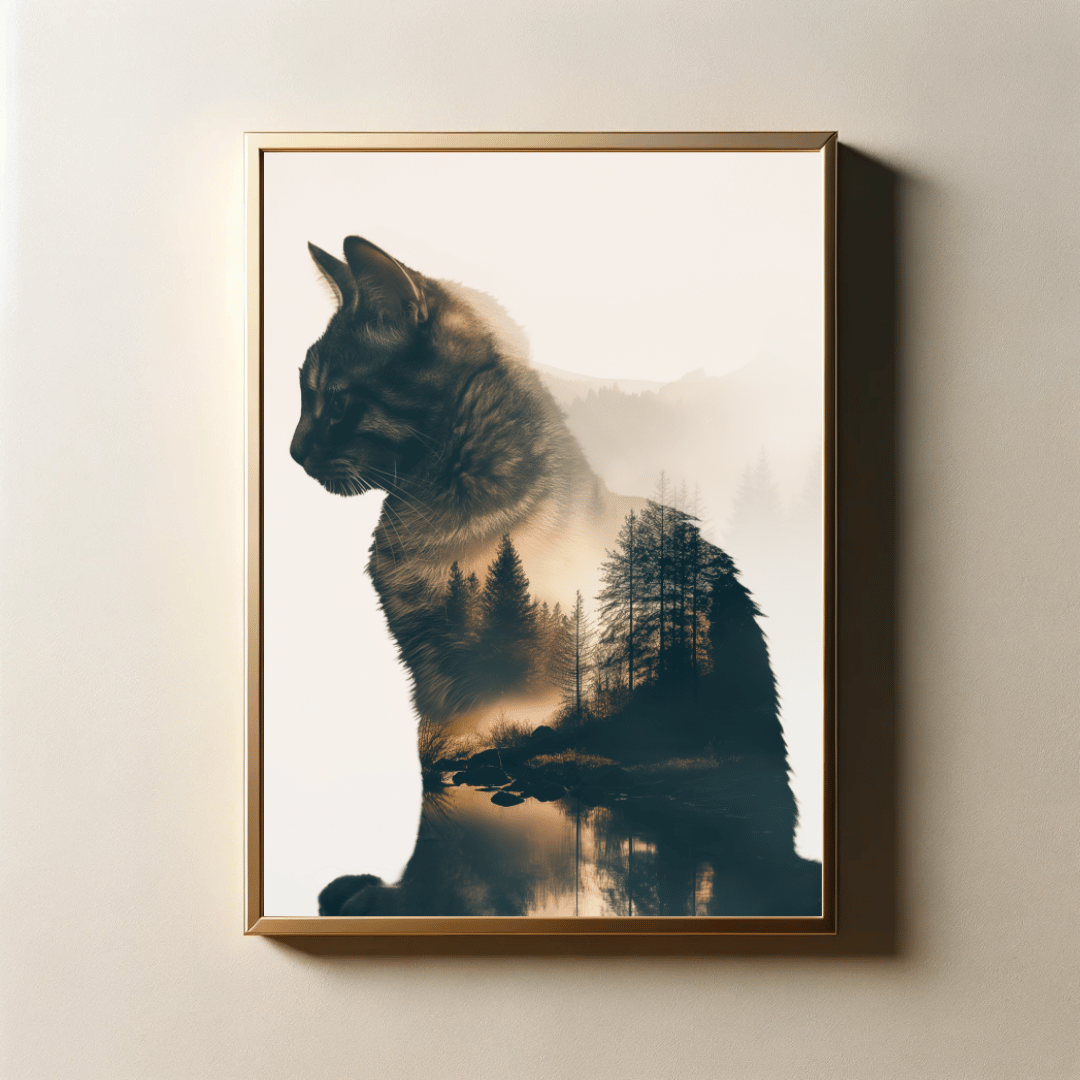 Double Exposure Style with 300 DPI High Resolution