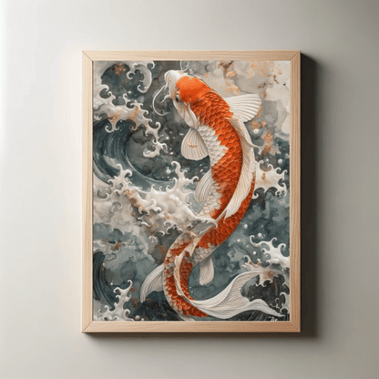 Koi Fish Theme with 300 DPI High Resolution