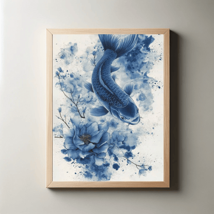 Koi Fish Theme with 300 DPI High Resolution