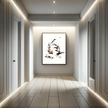 Koi Fish Theme with 300 DPI High Resolution