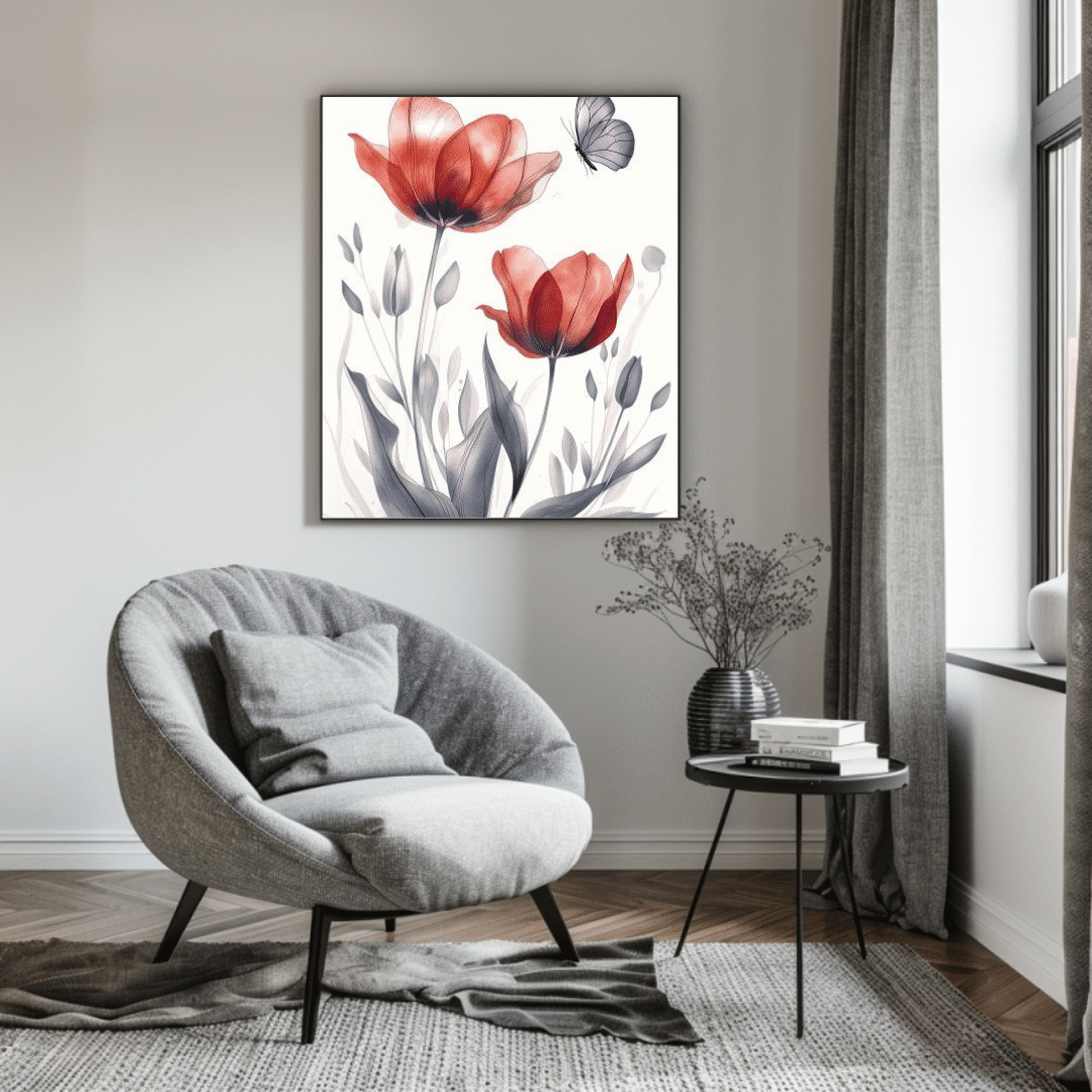 Tulip Theme with 300 DPI High Resolution