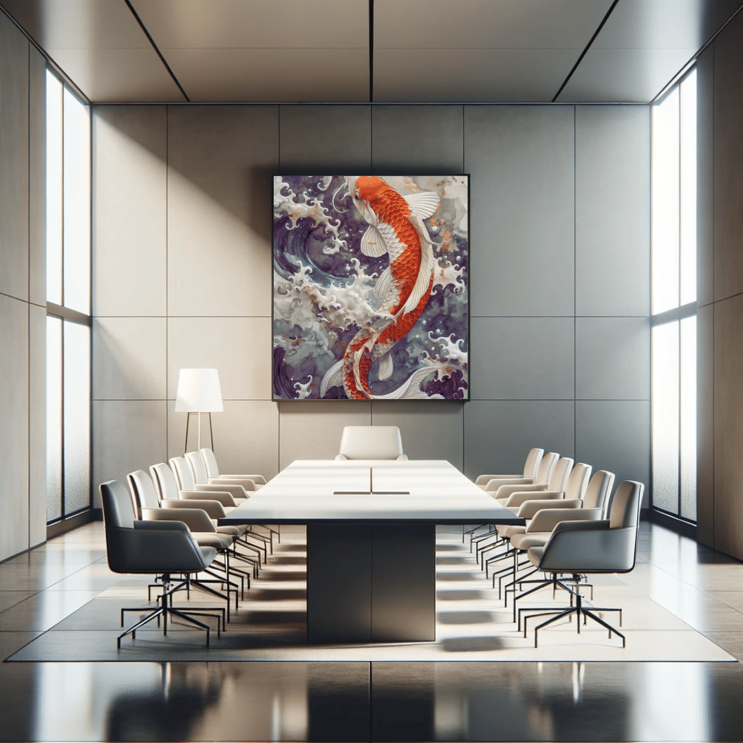 Koi Fish Theme with 300 DPI High Resolution