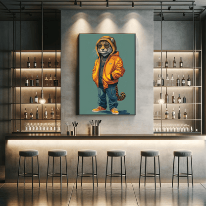 Stylish Streetwear of Animals with 300 DPI High Resolution