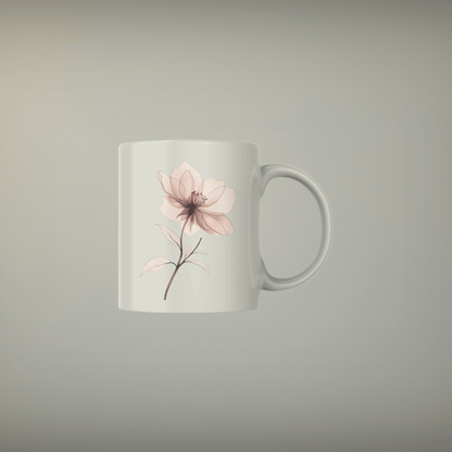 Flower and Leaf Design with Transparent Background | High-Quality 300 DPI