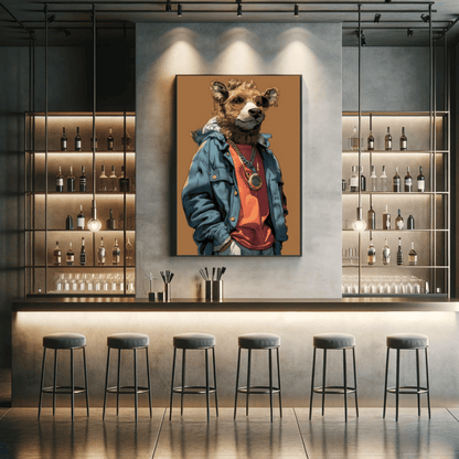 Stylish Streetwear of Animals with 300 DPI High Resolution