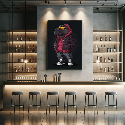 Stylish Streetwear of Animals with 300 DPI High Resolution