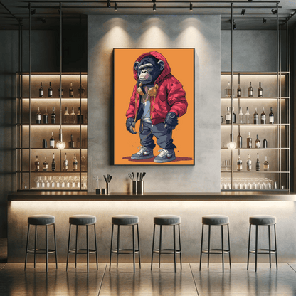 Stylish Streetwear of Animals with 300 DPI High Resolution